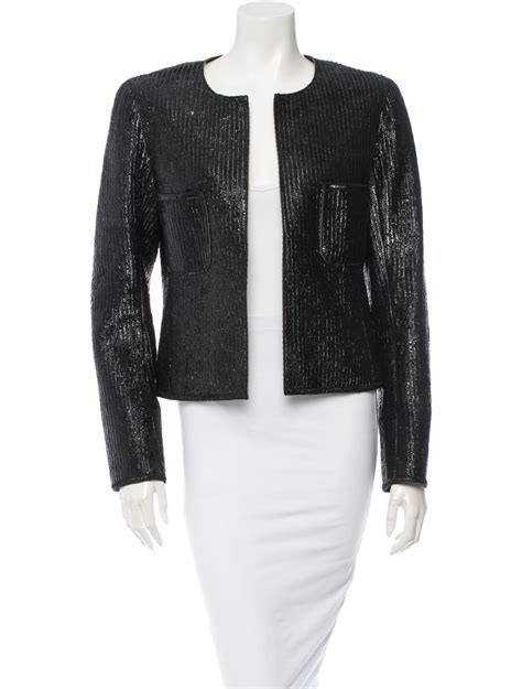 lederjacke partago damen chanel design|chanel leather jacket women.